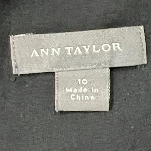 Ann Taylor black silk dress. Size 10. - Picture 4 of 4